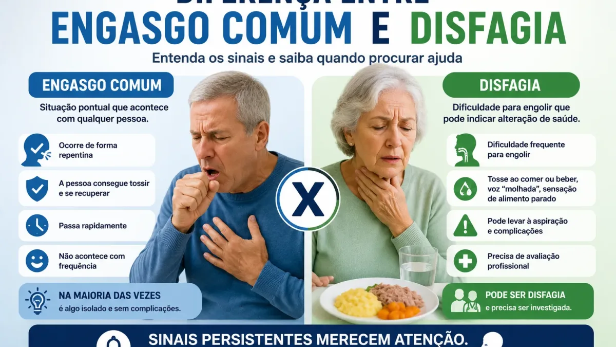 Comparison between occasional choking and dysphagia to identify warning signs